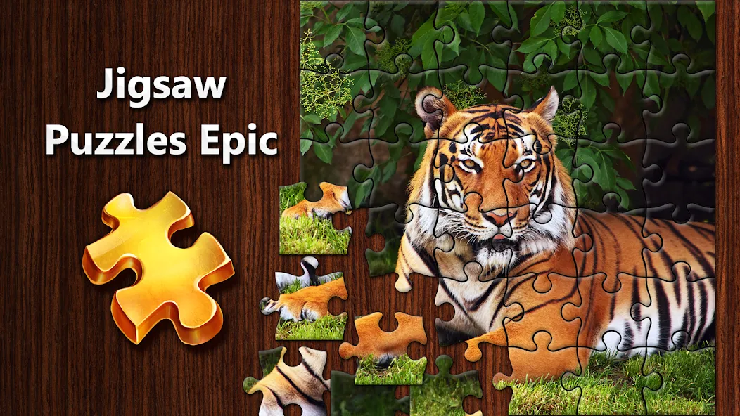 Jigsaw Puzzles Epic MOD APK скачать на Андроид — Безлимитные подсказки и монеты — скриншот 1