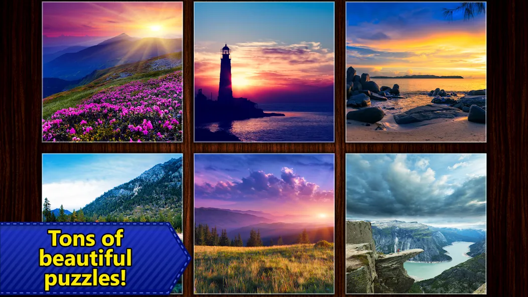 Jigsaw Puzzles Epic MOD APK скачать на Андроид — Безлимитные подсказки и монеты — скриншот 2