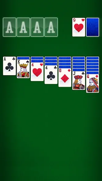 Solitaire Epic мод на Андроид: Безлимитные монеты и подсказки — скриншот 1