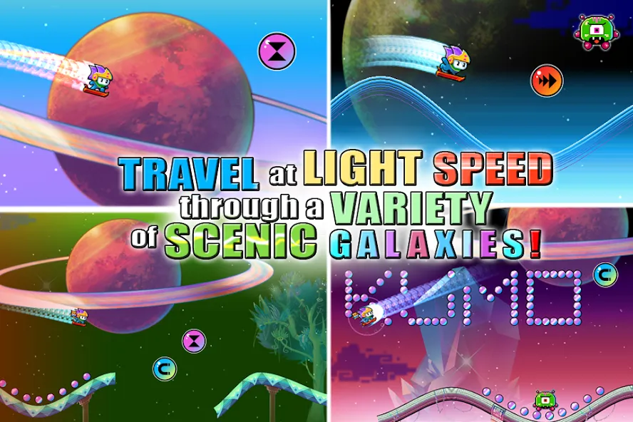 Time Surfer — взломанная версия, Безлимитные жизни и ускорение времени — скриншот 3