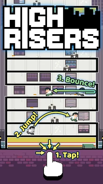 High Risers взломанный APK — Безлимитные деньги и все уровни — скриншот 1 High Risers взломанный APK — Безлимитные деньги и все уровни — скриншот 1