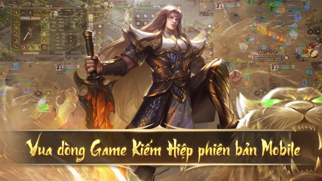 Скачать Kiếm Vương 1 Mod APK — Безлимитные ресурсы и мощное снаряжение — скриншот 1