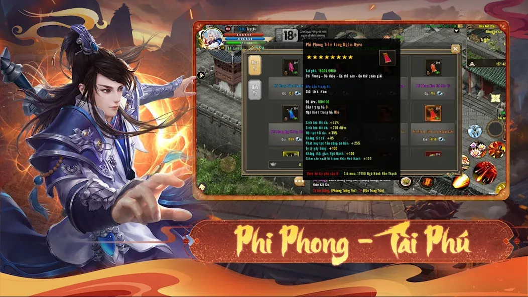Скачать Kiếm Vương 1 Mod APK — Безлимитные ресурсы и мощное снаряжение — скриншот 4