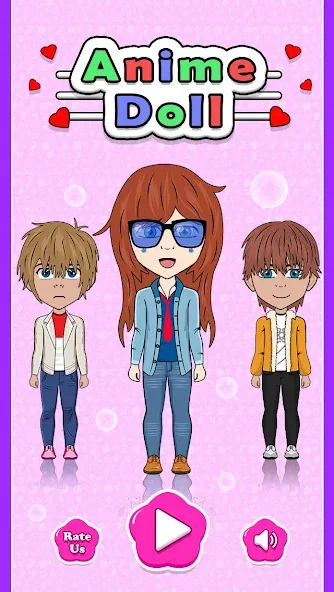 Anime Doll Designer взлом на Андроид — Разблокированы все наряды и аксессуары — скриншот 1