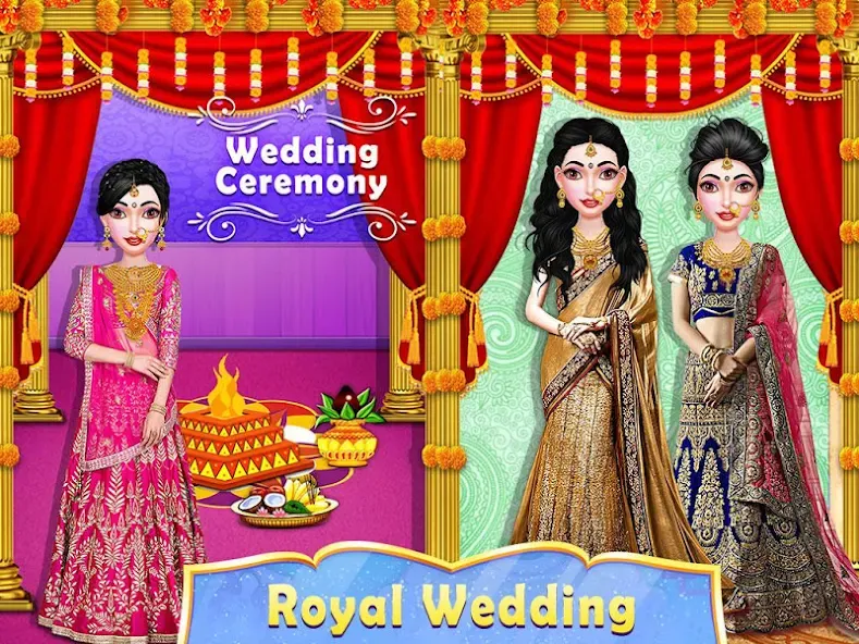 Wedding Fashion Indian 2024 (Мод: Безлимитные монеты и наряды открыты) — скачать на Андроид — скриншот 2 Wedding Fashion Indian 2024 (Мод: Безлимитные монеты и наряды открыты) — скачать на Андроид — скриншот 2
