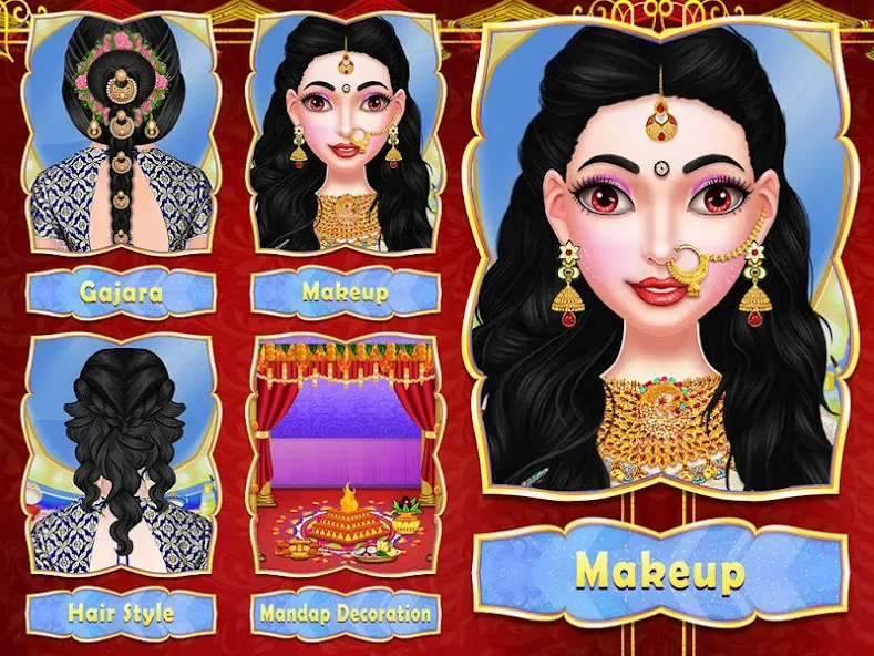 Wedding Fashion Indian 2024 (Мод: Безлимитные монеты и наряды открыты) — скачать на Андроид — скриншот 5 Wedding Fashion Indian 2024 (Мод: Безлимитные монеты и наряды открыты) — скачать на Андроид — скриншот 5