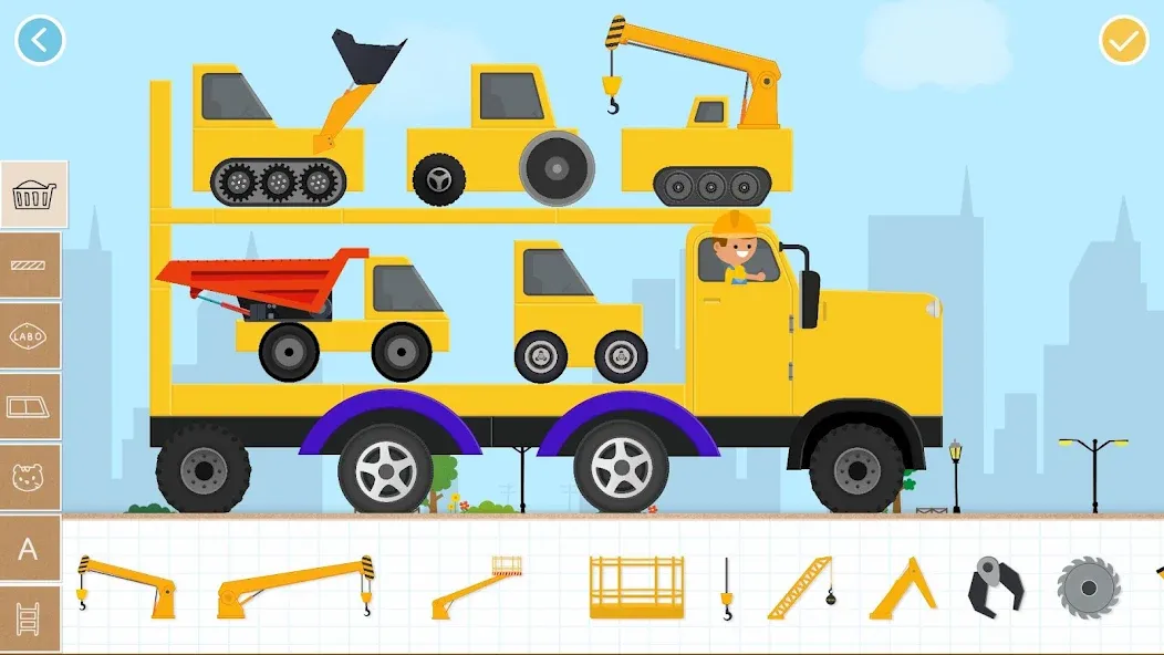 Labo Brick Car 2 Game for Kids MOD APK: Все машины и уровни открыты — скриншот 2 Labo Brick Car 2 Game for Kids MOD APK: Все машины и уровни открыты — скриншот 2