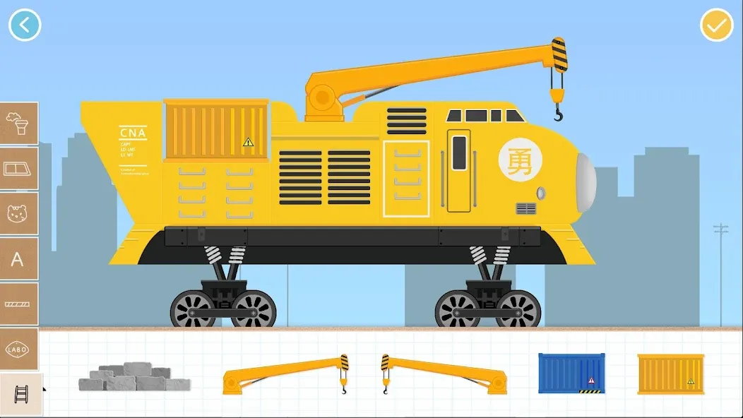 Labo Brick Train Game For Kids MOD APK скачать на Андроид — Разблокированы все поезда и уровни — скриншот 3