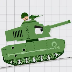 Labo Tank-Armored Car & Truck мод на Андроид: Много брони и безлимитные боеприпасы