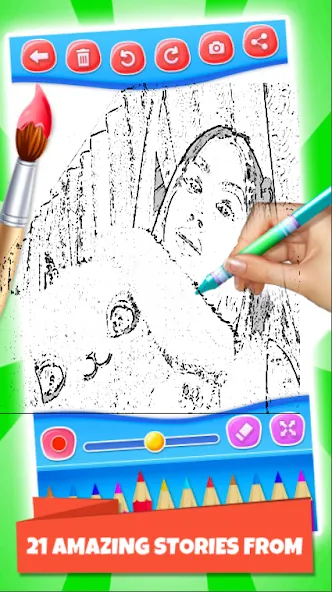 Скачать Lady Diana Coloring Game последней версии — Без рекламы и все раскраски открыты — скриншот 5 Скачать Lady Diana Coloring Game последней версии — Без рекламы и все раскраски открыты — скриншот 5