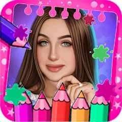 Скачать Lady Diana Coloring Game последней версии — Без рекламы и все раскраски открыты