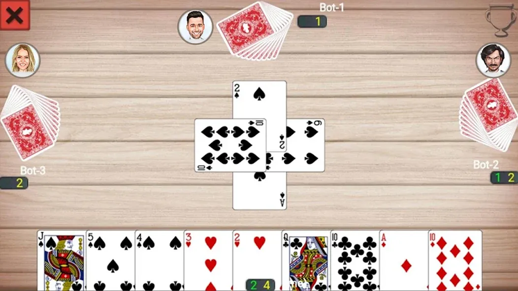 Мод Callbreak Prince: Card Game — Безлимитные монеты и подсказки, скачать APK — скриншот 1