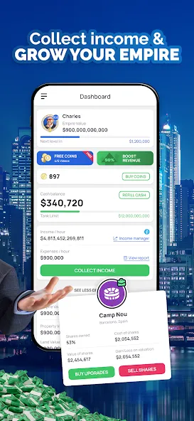 Скачать Landlord - Estate Trading Game Mod APK — Безлимитные деньги и недвижимость — скриншот 2 Скачать Landlord - Estate Trading Game Mod APK — Безлимитные деньги и недвижимость — скриншот 2