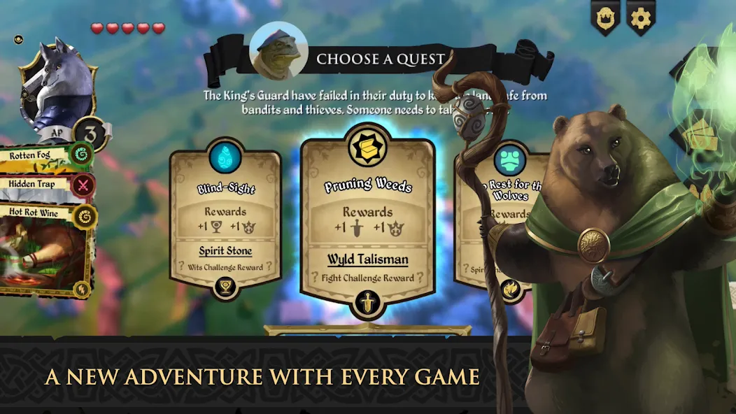 Скачать взлом Armello — Бесконечные карты и ресурсы — скриншот 5 Скачать взлом Armello — Бесконечные карты и ресурсы — скриншот 5