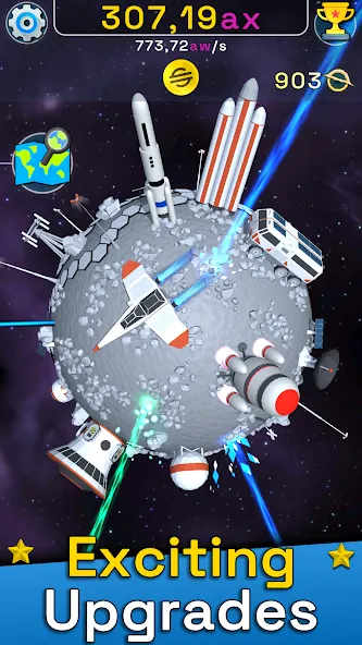 Planet Evolution: Idle Clicker на телефон — скачать мод: Безлимитные ресурсы и ускоренное развитие — скриншот 3