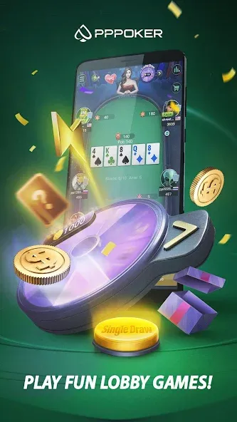 PPPoker-Home Games на телефон — скачать мод: Безлимитные фишки и открыты столы — скриншот 1 PPPoker-Home Games на телефон — скачать мод: Безлимитные фишки и открыты столы — скриншот 1
