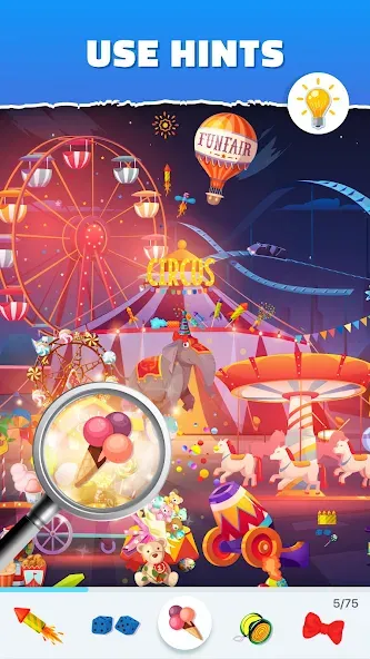Скачать Bright Objects - Hidden Object мод — Много подсказок и открыты уровни — скриншот 5 Скачать Bright Objects - Hidden Object мод — Много подсказок и открыты уровни — скриншот 5