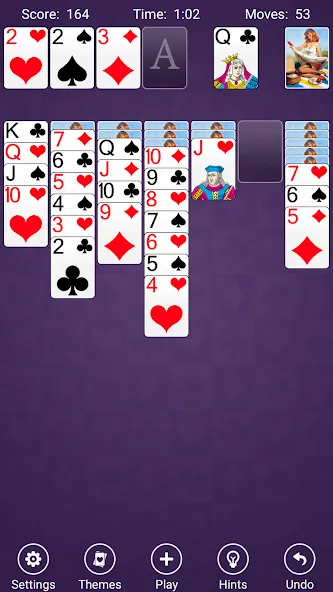 Solitaire (Мод: Без рекламы и все карты открыты) — скачать на Андроид — скриншот 4 Solitaire (Мод: Без рекламы и все карты открыты) — скачать на Андроид — скриншот 4