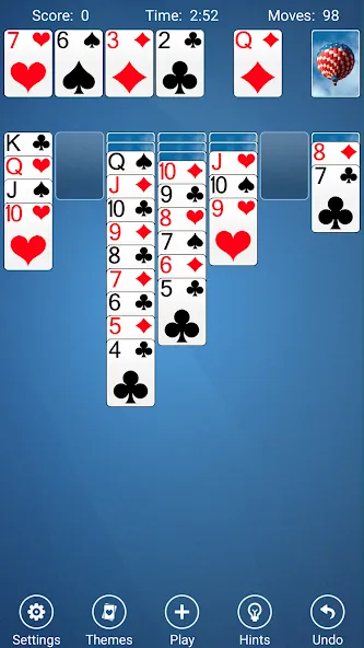 Solitaire (Мод: Без рекламы и все карты открыты) — скачать на Андроид — скриншот 5 Solitaire (Мод: Без рекламы и все карты открыты) — скачать на Андроид — скриншот 5