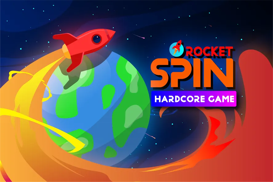 Rocket Spin: Space Survival взлом APK — Безлимитные ресурсы и мощное оружие — скриншот 1