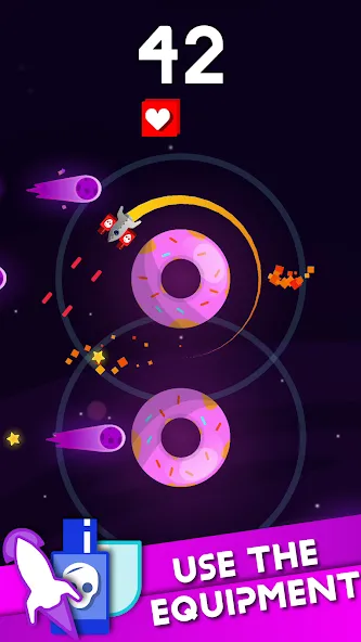 Rocket Spin: Space Survival взлом APK — Безлимитные ресурсы и мощное оружие — скриншот 3