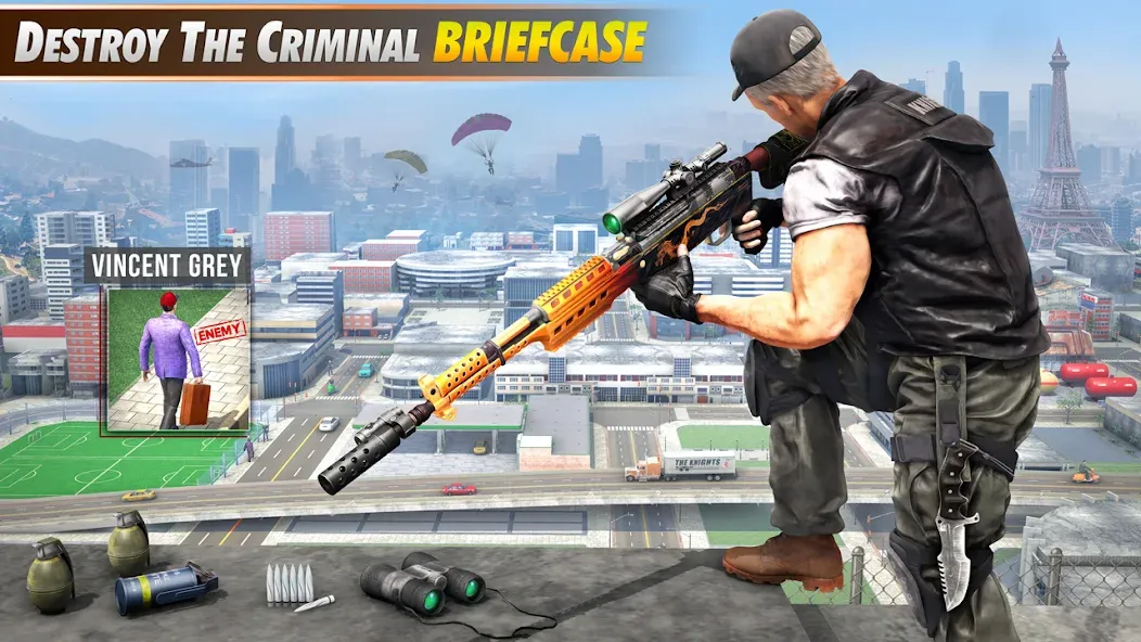Sniper Shooter Mission Games — последняя версия с модом (Безлимитные патроны и оружие) — скриншот 3 Sniper Shooter Mission Games — последняя версия с модом (Безлимитные патроны и оружие) — скриншот 3
