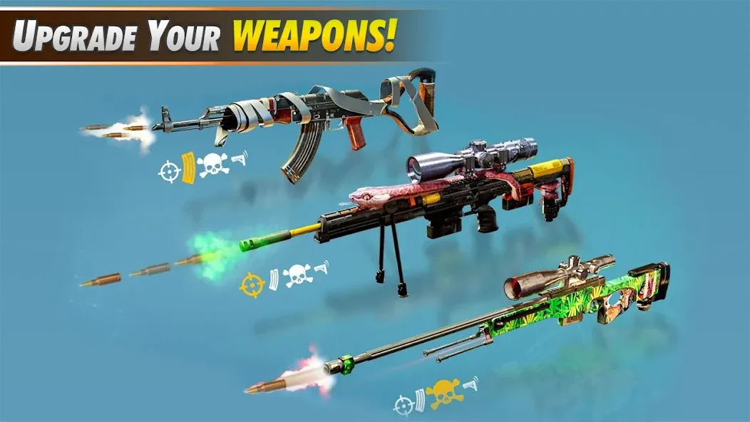 Sniper Shooter Mission Games — последняя версия с модом (Безлимитные патроны и оружие) — скриншот 5 Sniper Shooter Mission Games — последняя версия с модом (Безлимитные патроны и оружие) — скриншот 5