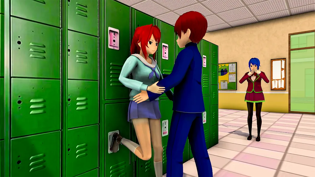 Anime High School Girl Life 24 на телефон — скачать мод: Безлимитные деньги и энергия — скриншот 4