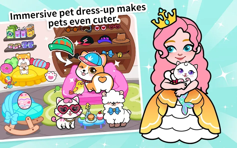Мод Paper Princess's Dream Castle — Безлимитные монеты и все наряды, скачать APK — скриншот 3