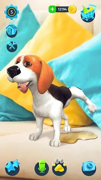 Скачать Tamadog - Puppy Pet Dog Games на Андроид с модом — Безлимитные монеты и все питомцы — скриншот 1