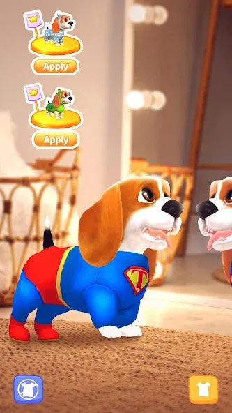 Скачать Tamadog - Puppy Pet Dog Games на Андроид с модом — Безлимитные монеты и все питомцы — скриншот 2