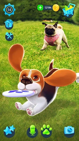 Скачать Tamadog - Puppy Pet Dog Games на Андроид с модом — Безлимитные монеты и все питомцы — скриншот 3
