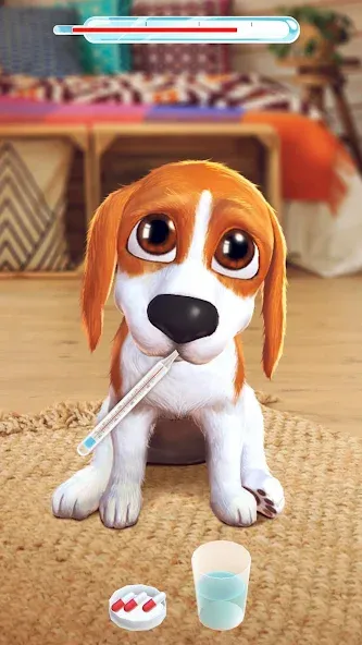 Скачать Tamadog - Puppy Pet Dog Games на Андроид с модом — Безлимитные монеты и все питомцы — скриншот 4