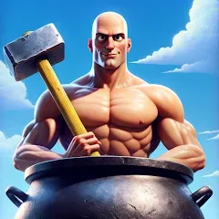 Hammer Climber Man: Pot Man 3D взлом APK — Безлимитные деньги и всё открыто
