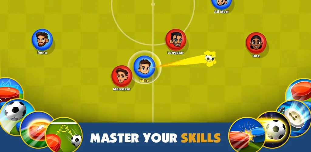 Скачать Super Soccer 3v3 (Online] мод — Безлимитные монеты и онлайн-матчи — скриншот 2