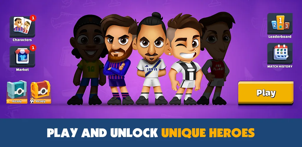 Скачать Super Soccer 3v3 (Online] мод — Безлимитные монеты и онлайн-матчи — скриншот 3