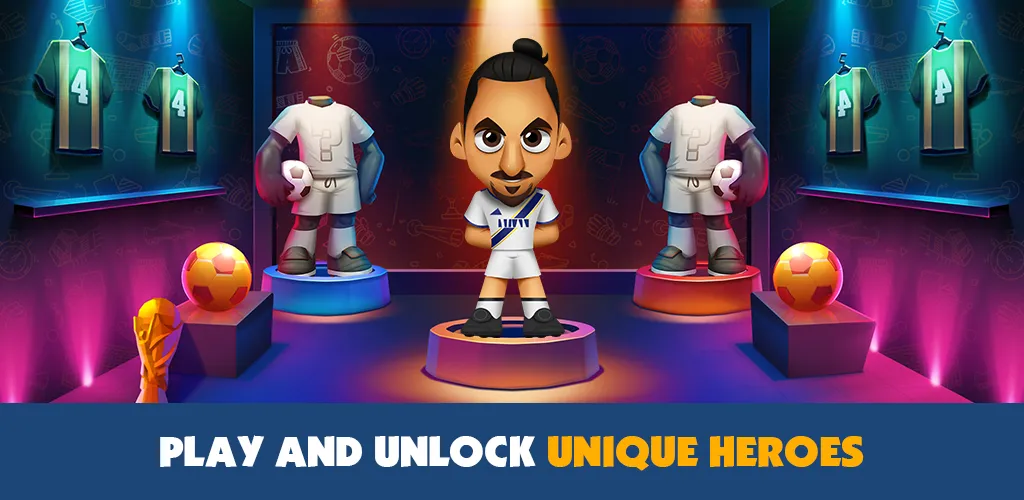 Скачать Super Soccer 3v3 (Online] мод — Безлимитные монеты и онлайн-матчи — скриншот 4