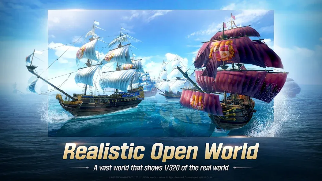 Uncharted Waters Origin мод на Андроид: Безлимитные ресурсы и быстрый прогресс — скриншот 2 Uncharted Waters Origin мод на Андроид: Безлимитные ресурсы и быстрый прогресс — скриншот 2