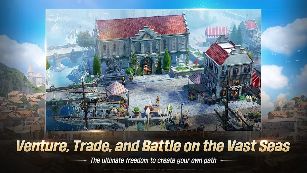 Uncharted Waters Origin мод на Андроид: Безлимитные ресурсы и быстрый прогресс — скриншот 3 Uncharted Waters Origin мод на Андроид: Безлимитные ресурсы и быстрый прогресс — скриншот 3