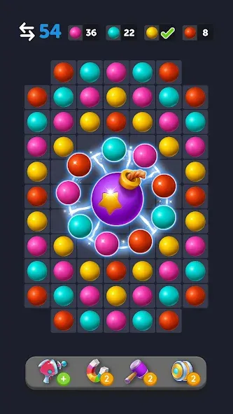 Bubble Link - Connect & Match взлом на Андроид — Безлимитные монеты и все уровни — скриншот 2