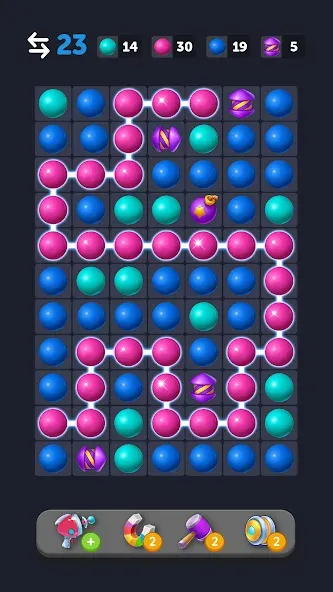 Bubble Link - Connect & Match взлом на Андроид — Безлимитные монеты и все уровни — скриншот 3