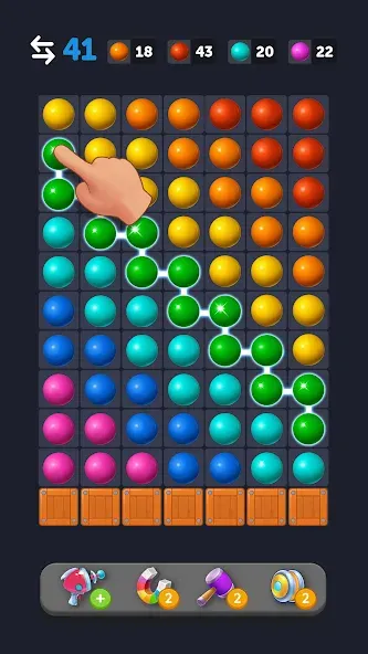 Bubble Link - Connect & Match взлом на Андроид — Безлимитные монеты и все уровни — скриншот 4