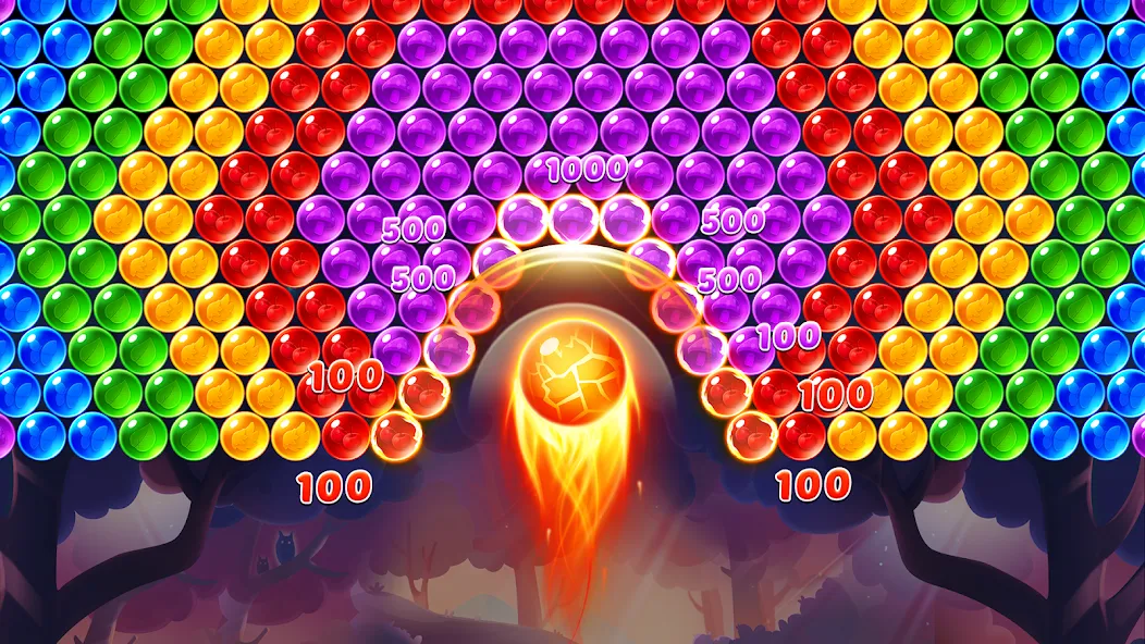 Bubble Shooter Genies взломанный APK — Безлимитные монеты и жизни — скриншот 1