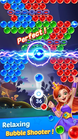 Bubble Shooter Genies взломанный APK — Безлимитные монеты и жизни — скриншот 4
