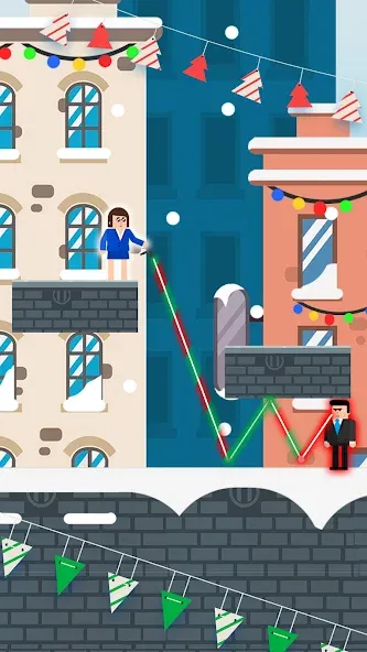Скачать мод Mr Bullet - Spy Puzzles — Безлимитные монеты и патроны — скриншот 1