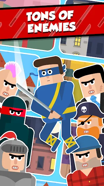 Mr Ninja - Slicey Puzzles взломанный APK — Безлимитные подсказки и открыты все уровни — скриншот 3 Mr Ninja - Slicey Puzzles взломанный APK — Безлимитные подсказки и открыты все уровни — скриншот 3