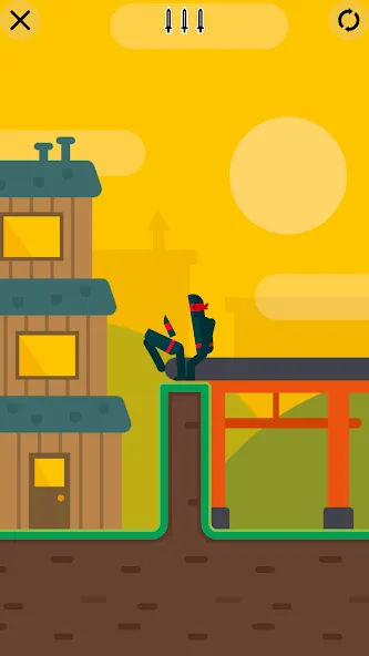 Mr Ninja - Slicey Puzzles взломанный APK — Безлимитные подсказки и открыты все уровни — скриншот 5 Mr Ninja - Slicey Puzzles взломанный APK — Безлимитные подсказки и открыты все уровни — скриншот 5