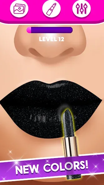Скачать Lip Art Makeup Beauty Game последней версии — Безлимитные деньги и все скины — скриншот 3 Скачать Lip Art Makeup Beauty Game последней версии — Безлимитные деньги и все скины — скриншот 3