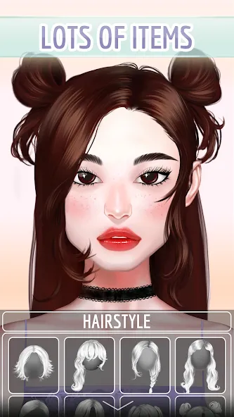 Скачать Avatar Character: Girl Creator — Безлимитные наряды и аксессуары — скриншот 3