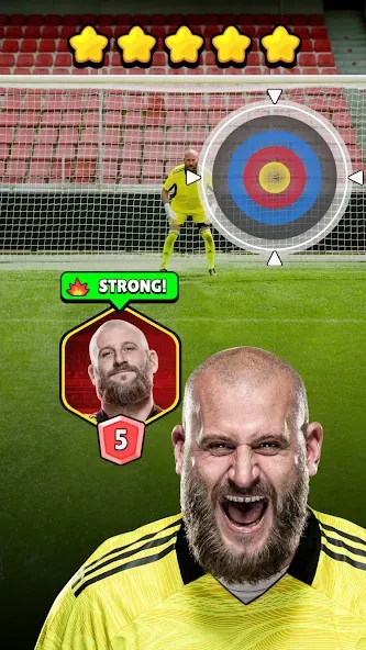 Live Penalty бесплатно на Андроид — мод: Реалистичные пенальти без ограничений — скриншот 4